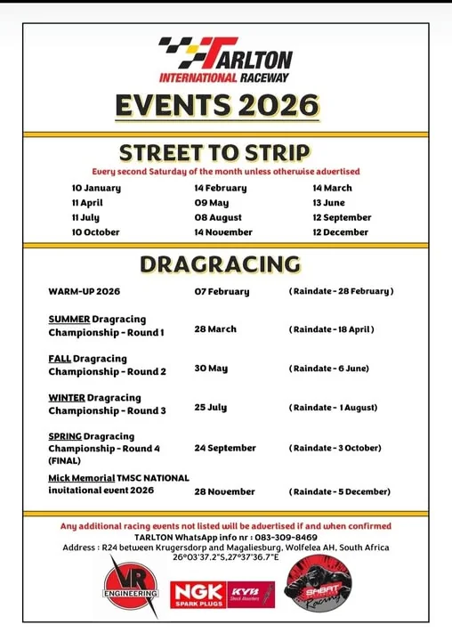 Annual Race Calendar